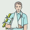 Самыми серьезными последствиями остеопороза являются переломы. Чаще всего происходят переломы запястья, позвонков, а также шейки бедра. Первая помощь при переломах - обеспечение неподвижности поврежденной конечности.